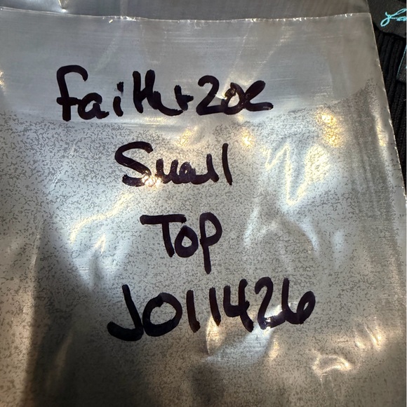 Faith and Zoe Black White Striped Cardigan Gold Buttons Small Preppy - Picture 9 of 9